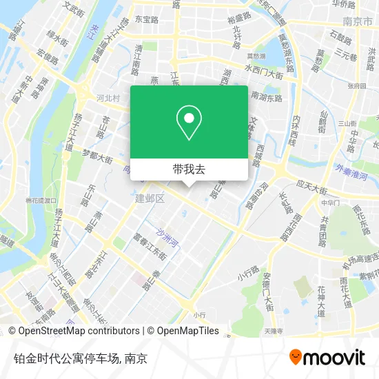 铂金时代公寓停车场地图