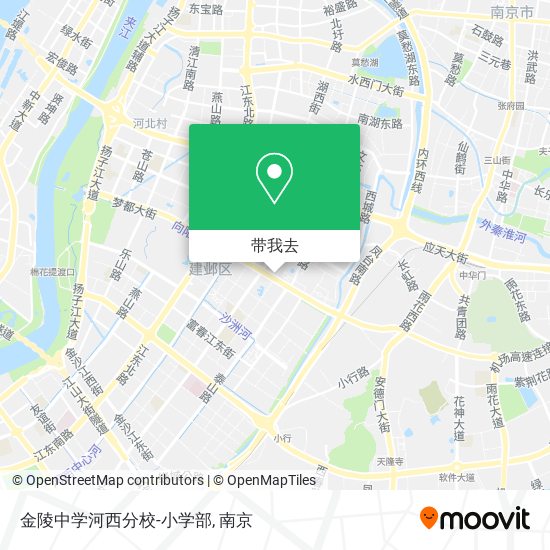 金陵中学河西分校-小学部地图