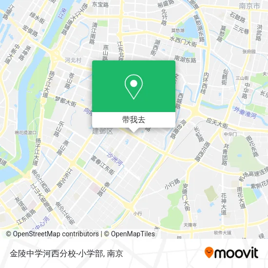 金陵中学河西分校-小学部地图