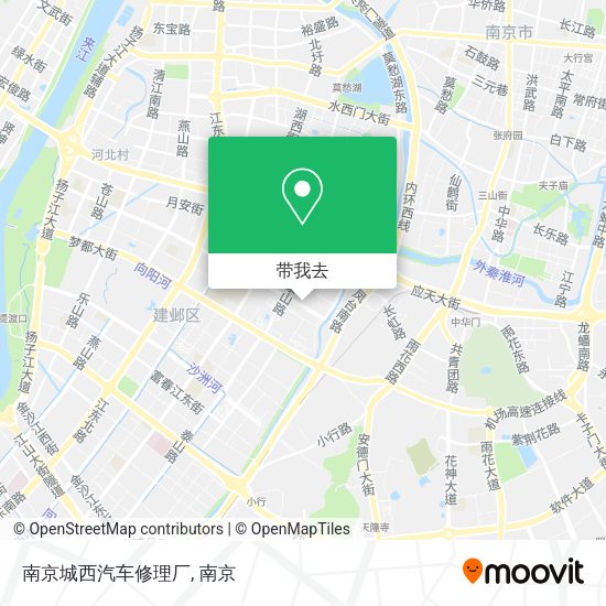 南京城西汽车修理厂地图