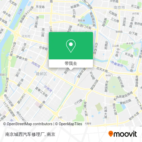 南京城西汽车修理厂地图