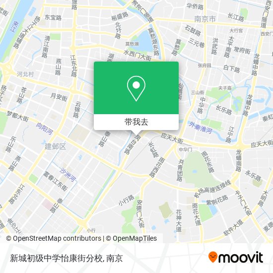 新城初级中学怡康街分校地图