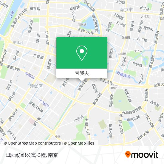 城西纺织公寓-3幢地图