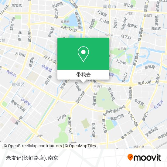 老友记(长虹路店)地图