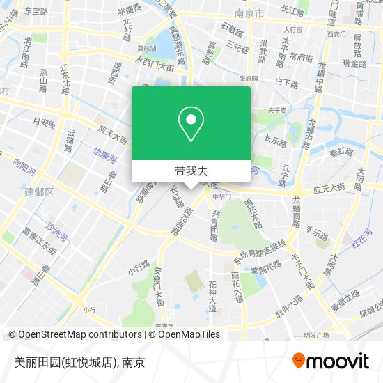 美丽田园(虹悦城店)地图