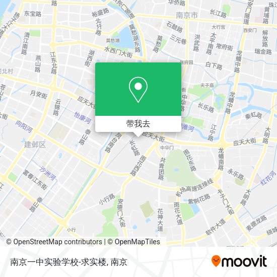 南京一中实验学校-求实楼地图