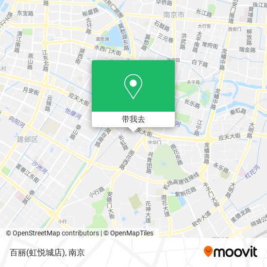 百丽(虹悦城店)地图