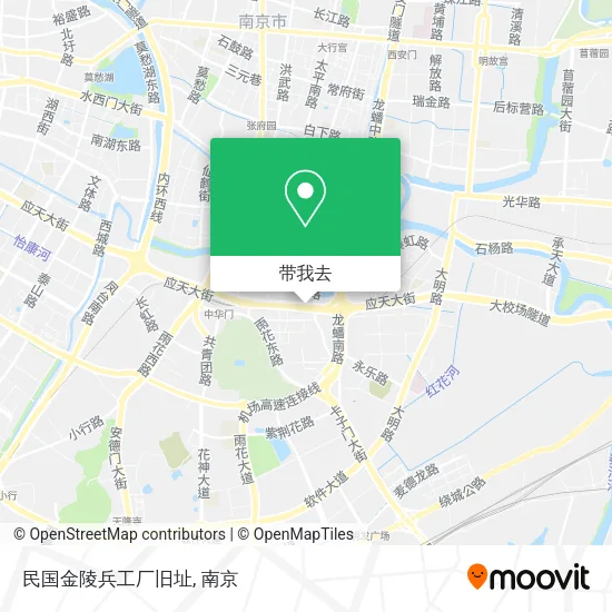 民国金陵兵工厂旧址地图