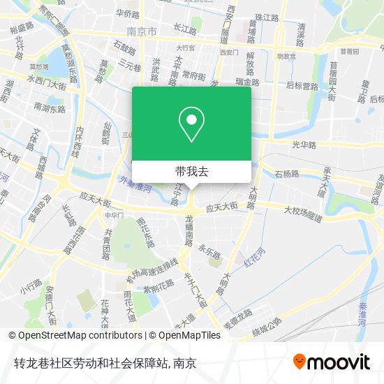 转龙巷社区劳动和社会保障站地图