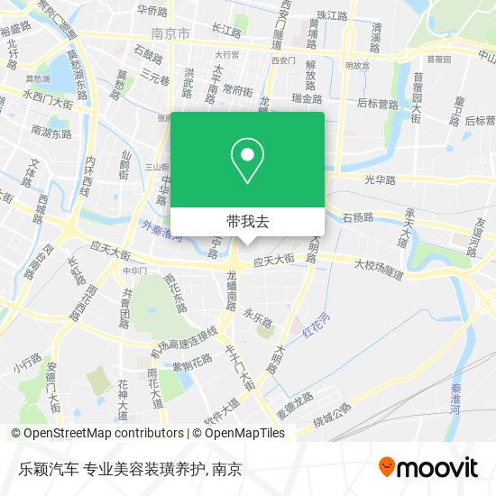 乐颖汽车 专业美容装璜养护地图