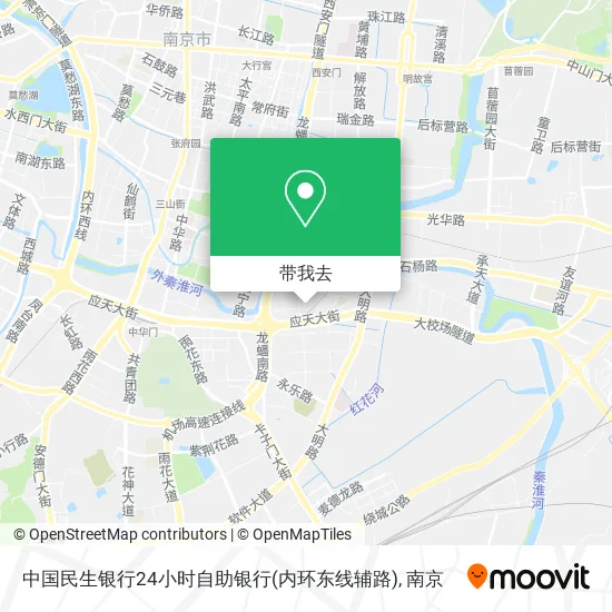 中国民生银行24小时自助银行(内环东线辅路)地图