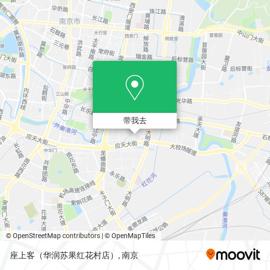 座上客（华润苏果红花村店）地图