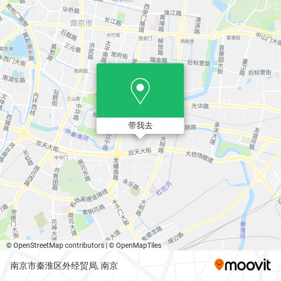 南京市秦淮区外经贸局地图