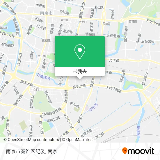 南京市秦淮区纪委地图