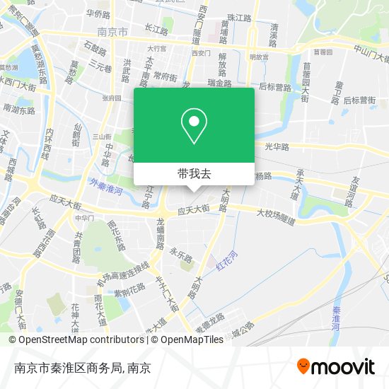 南京市秦淮区商务局地图