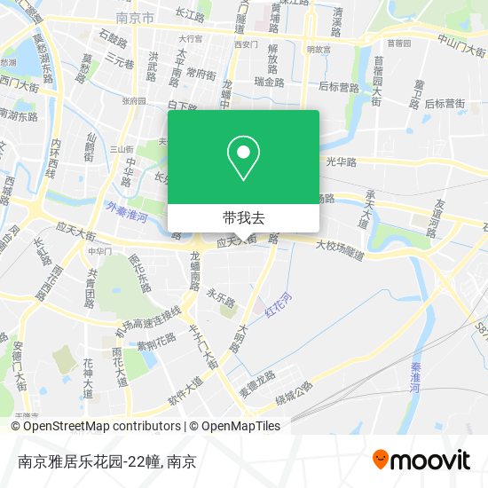 南京雅居乐花园-22幢地图