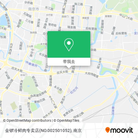 金锣冷鲜肉专卖店(NO.002501052)地图