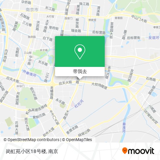 岗虹苑小区18号楼地图