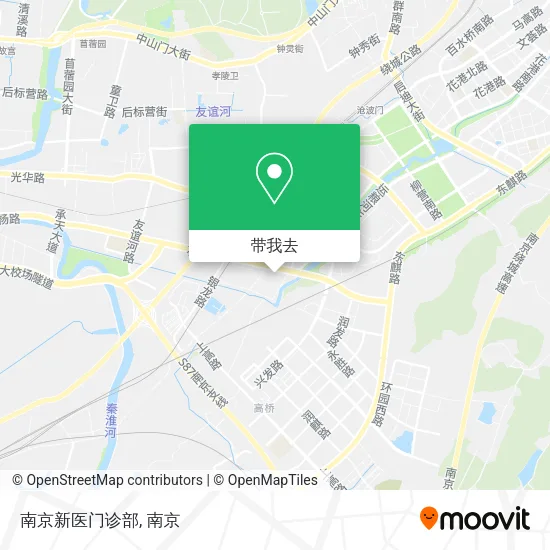 南京新医门诊部地图
