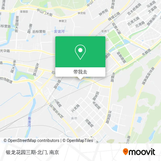 银龙花园三期-北门地图