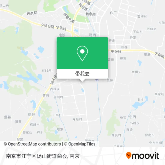 南京市江宁区汤山街道商会地图
