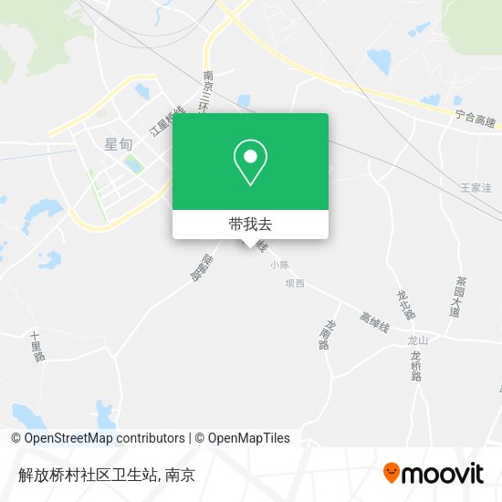 解放桥村社区卫生站地图