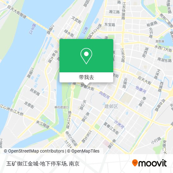 五矿御江金城-地下停车场地图