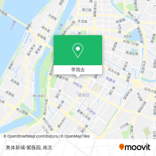 奥体新城-紫薇园地图