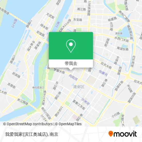 我爱我家(滨江奥城店)地图