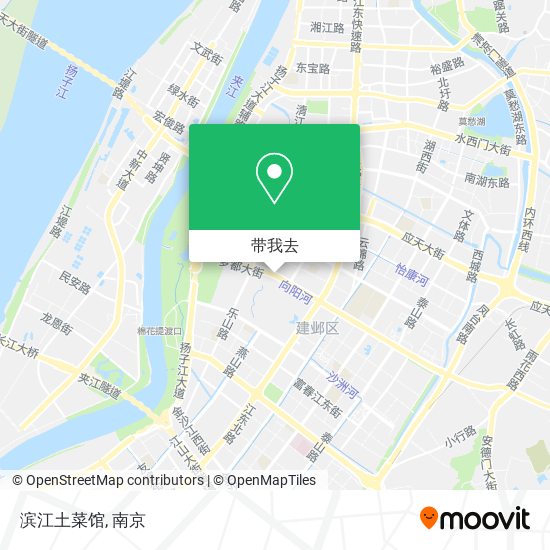 滨江土菜馆地图