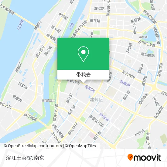 滨江土菜馆地图