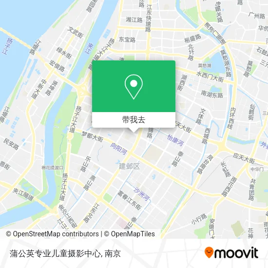蒲公英专业儿童摄影中心地图