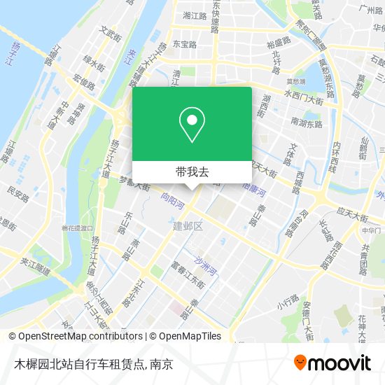 木樨园北站自行车租赁点地图