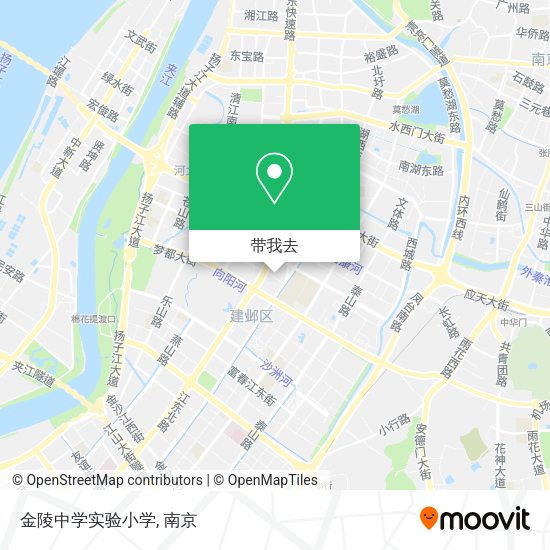 金陵中学实验小学地图