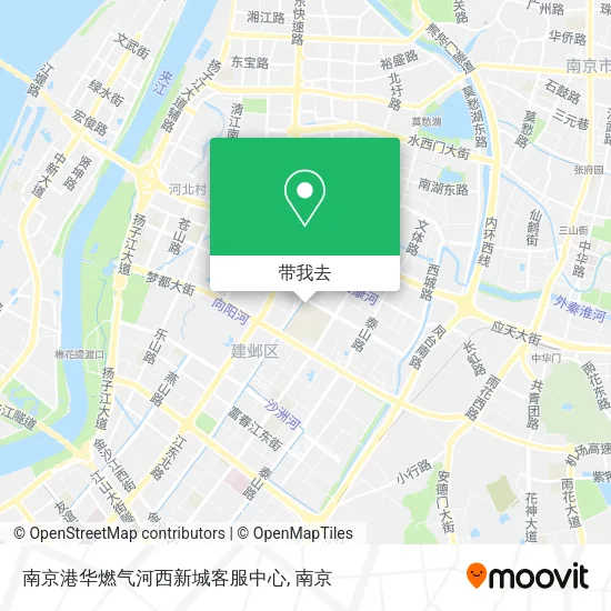 南京港华燃气河西新城客服中心地图