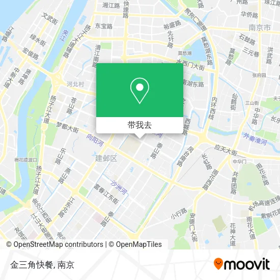金三角快餐地图