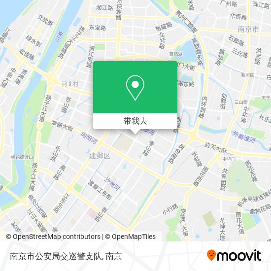 南京市公安局交巡警支队地图