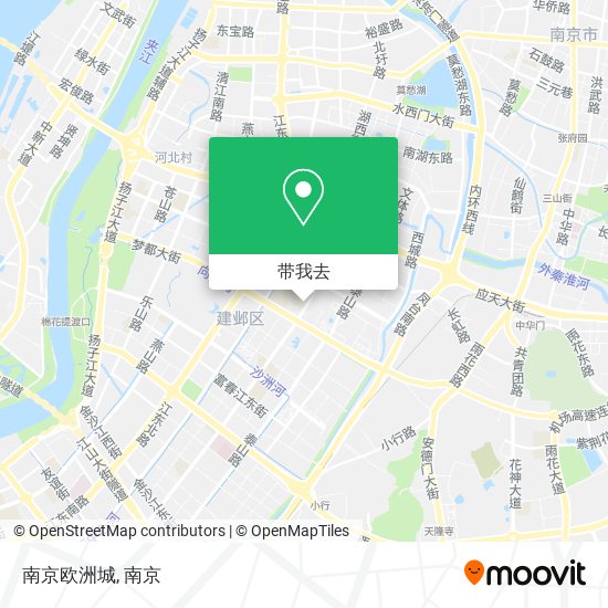 南京欧洲城地图