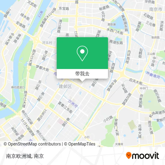 南京欧洲城地图