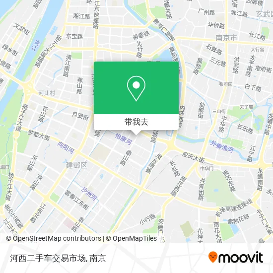 河西二手车交易市场地图