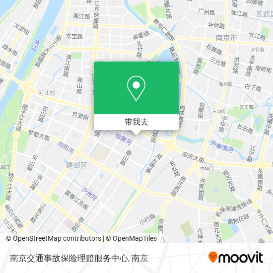 南京交通事故保险理赔服务中心地图