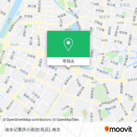 渝全记重庆小面(虹苑店)地图