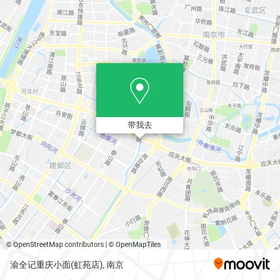 渝全记重庆小面(虹苑店)地图