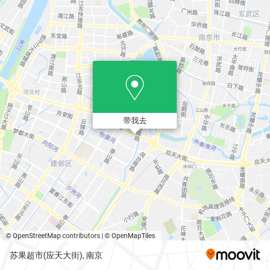 苏果超市(应天大街)地图