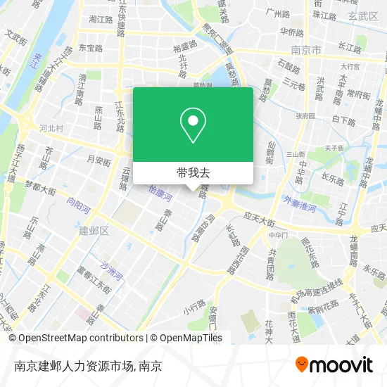 南京建邺人力资源市场地图