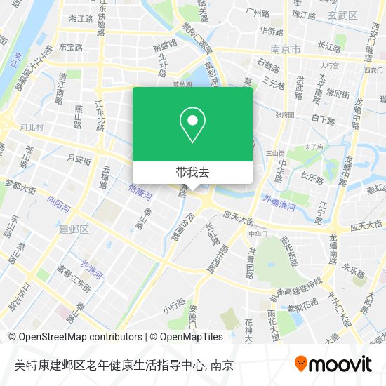 美特康建邺区老年健康生活指导中心地图
