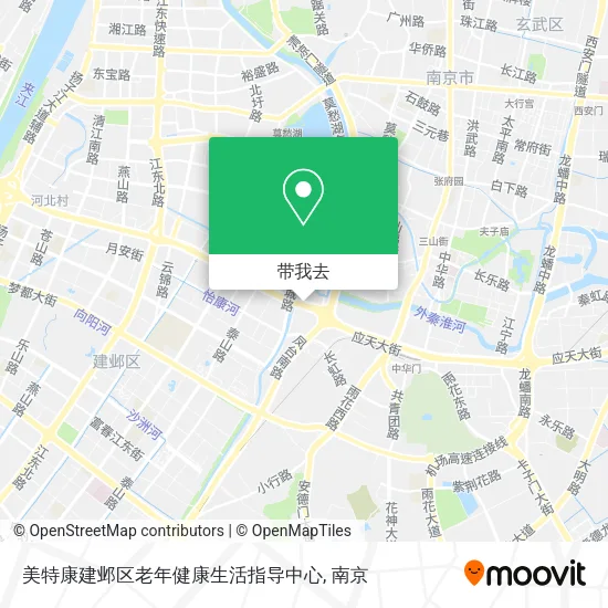 美特康建邺区老年健康生活指导中心地图