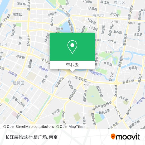 长江装饰城-地板广场地图