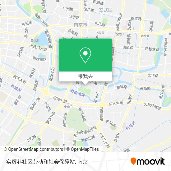 实辉巷社区劳动和社会保障站地图