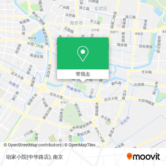 咱家小院(中华路店)地图